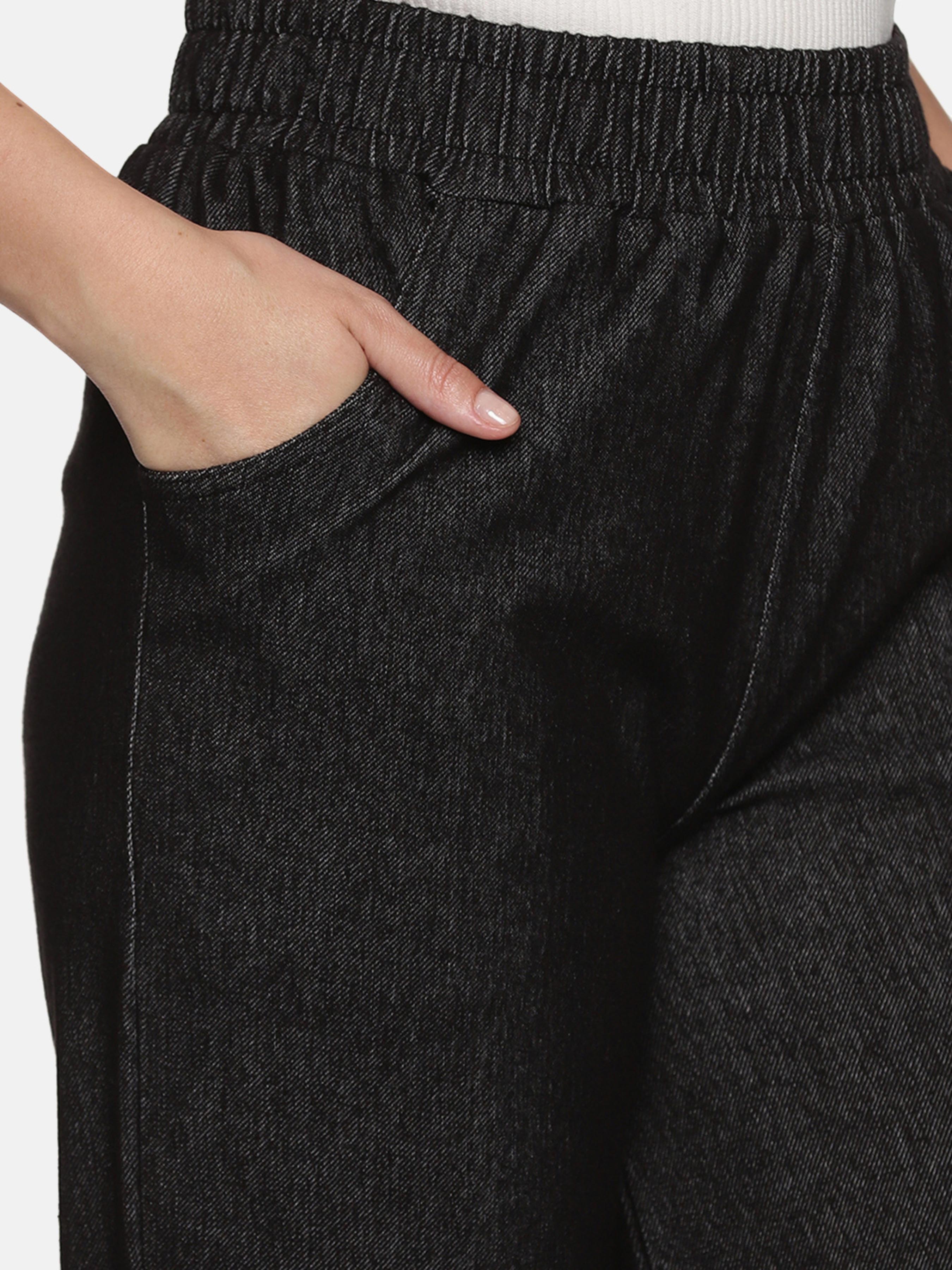 Women knit denim stretchable Pant NYS569 - notyetbyus