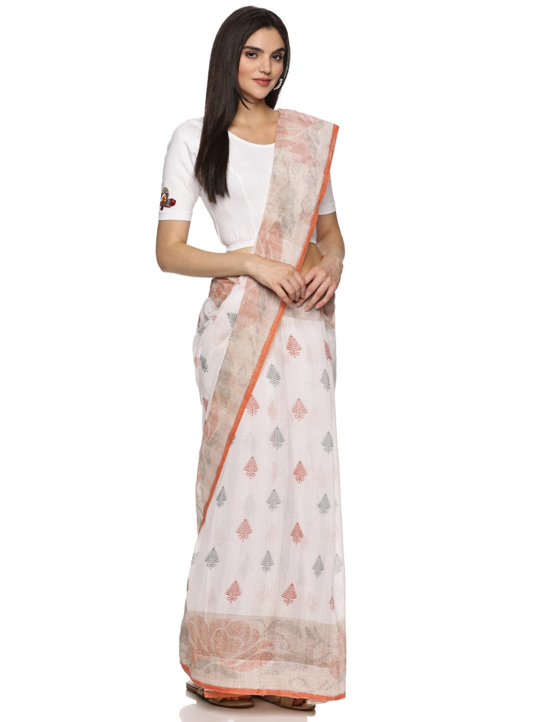 Women Back Printed Stretchable Blouse U0140A - notyetbyus