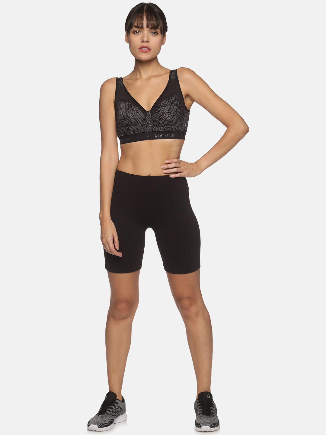 Women Stretchable Cycling Shorts HS492 - notyetbyus