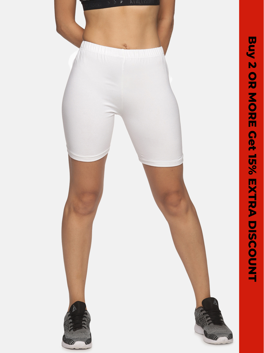 Women Stretchable Cycling Shorts HS492 - notyetbyus