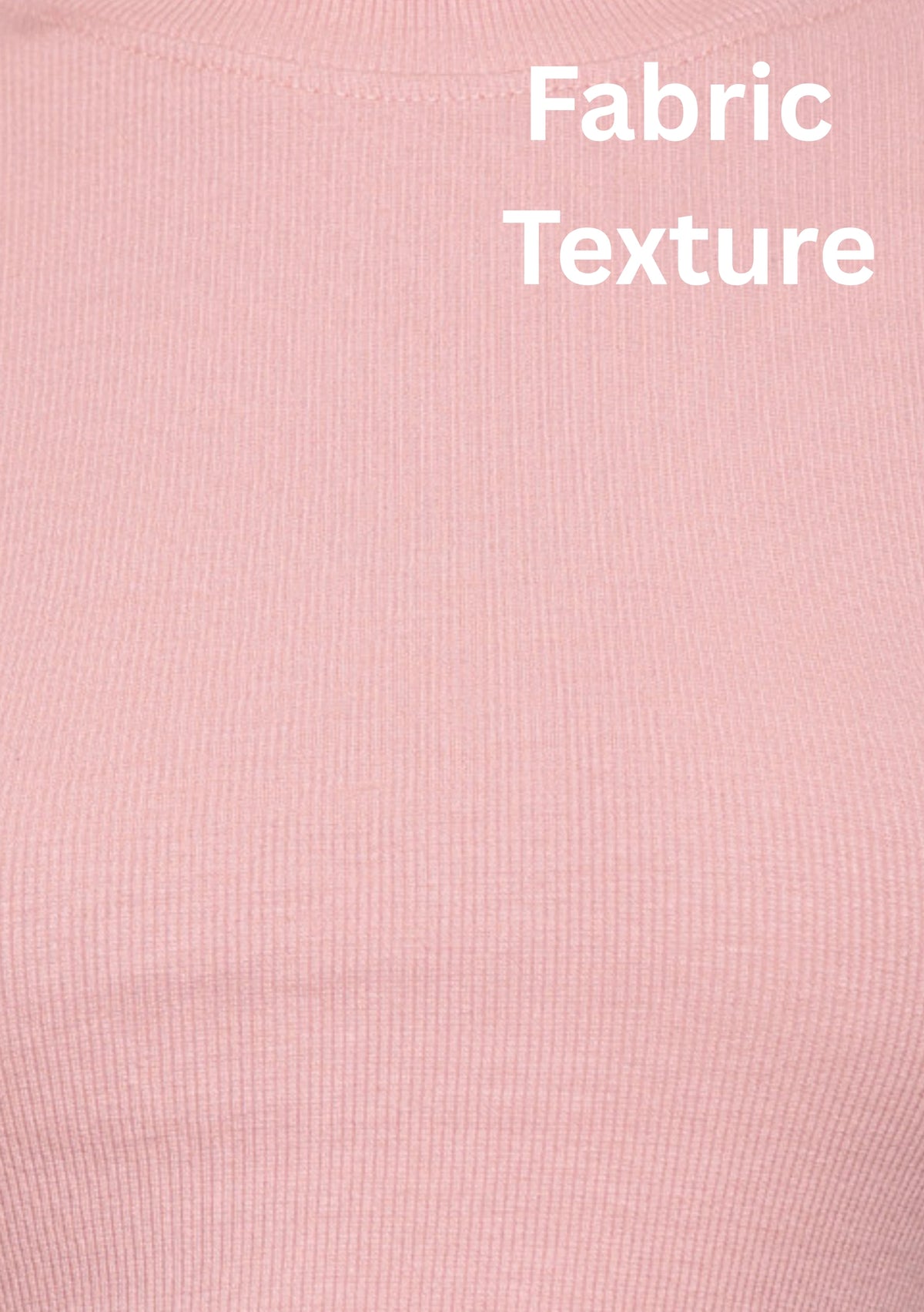 Women Back Printed Stretchable Elbow Sleeve RIB Blouse U0253 Blush Pink