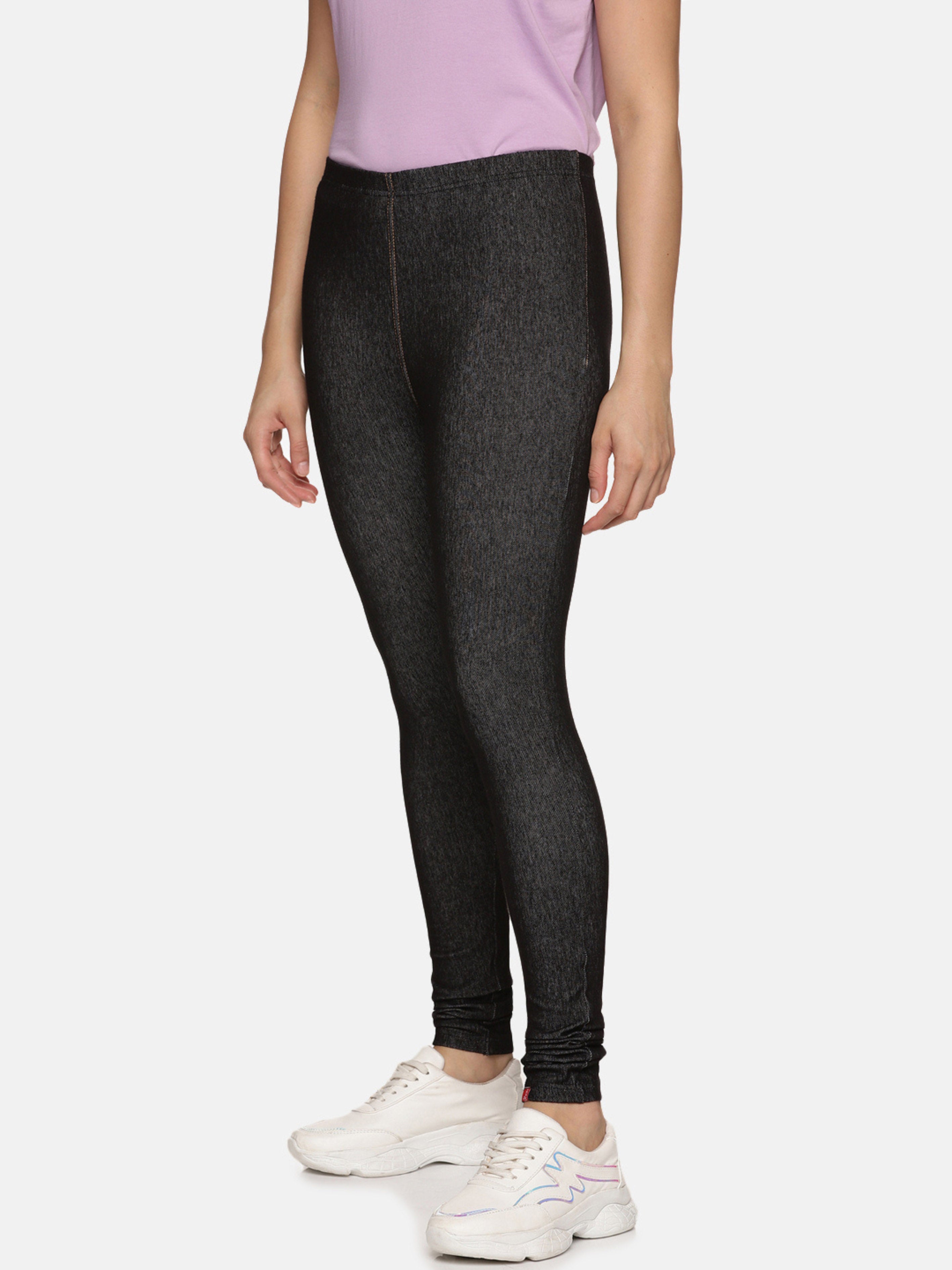 Womens solid strechable Jeggings NYD568 - notyetbyus