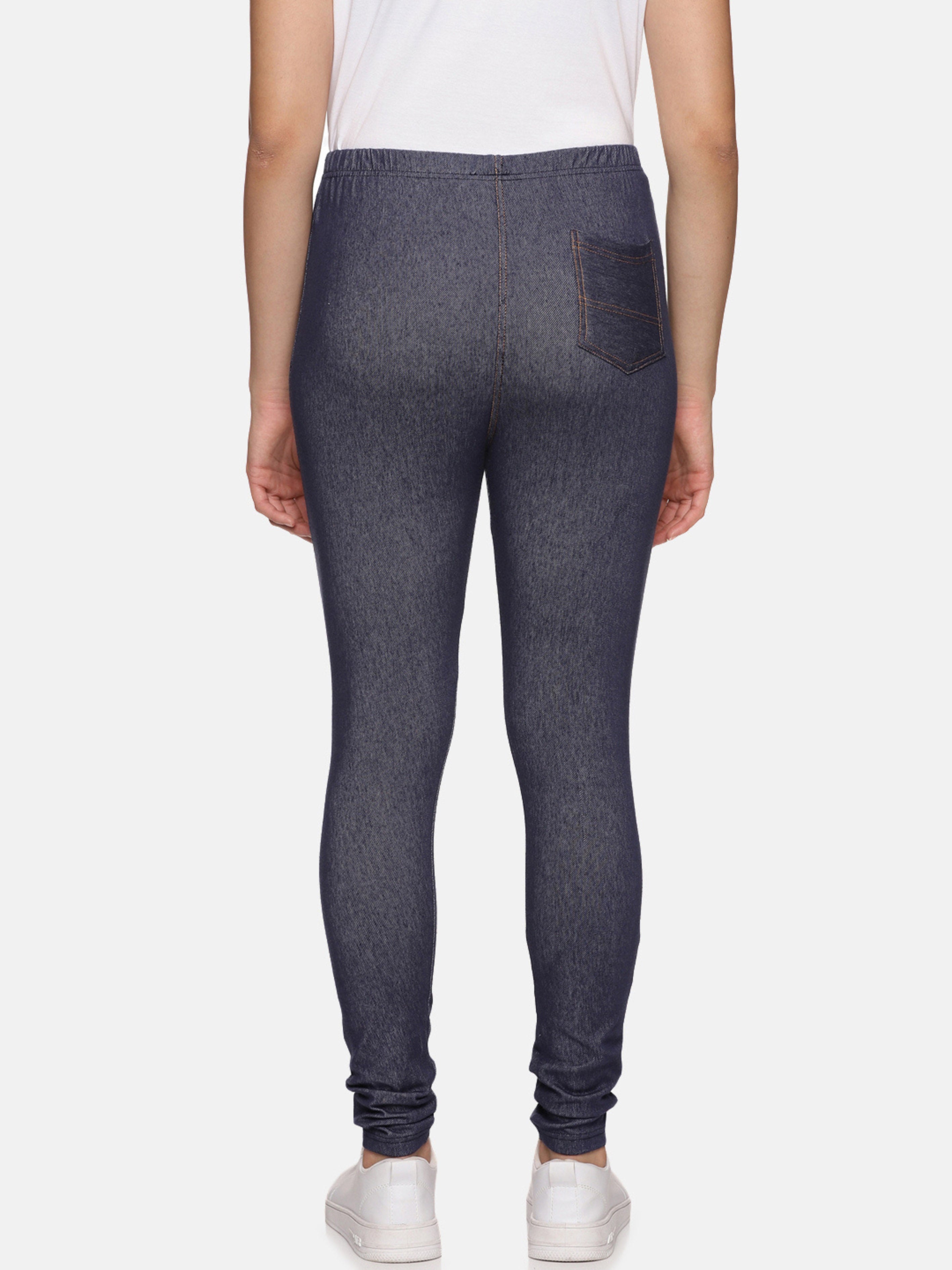 Womens solid strechable Jeggings NYD568 - notyetbyus
