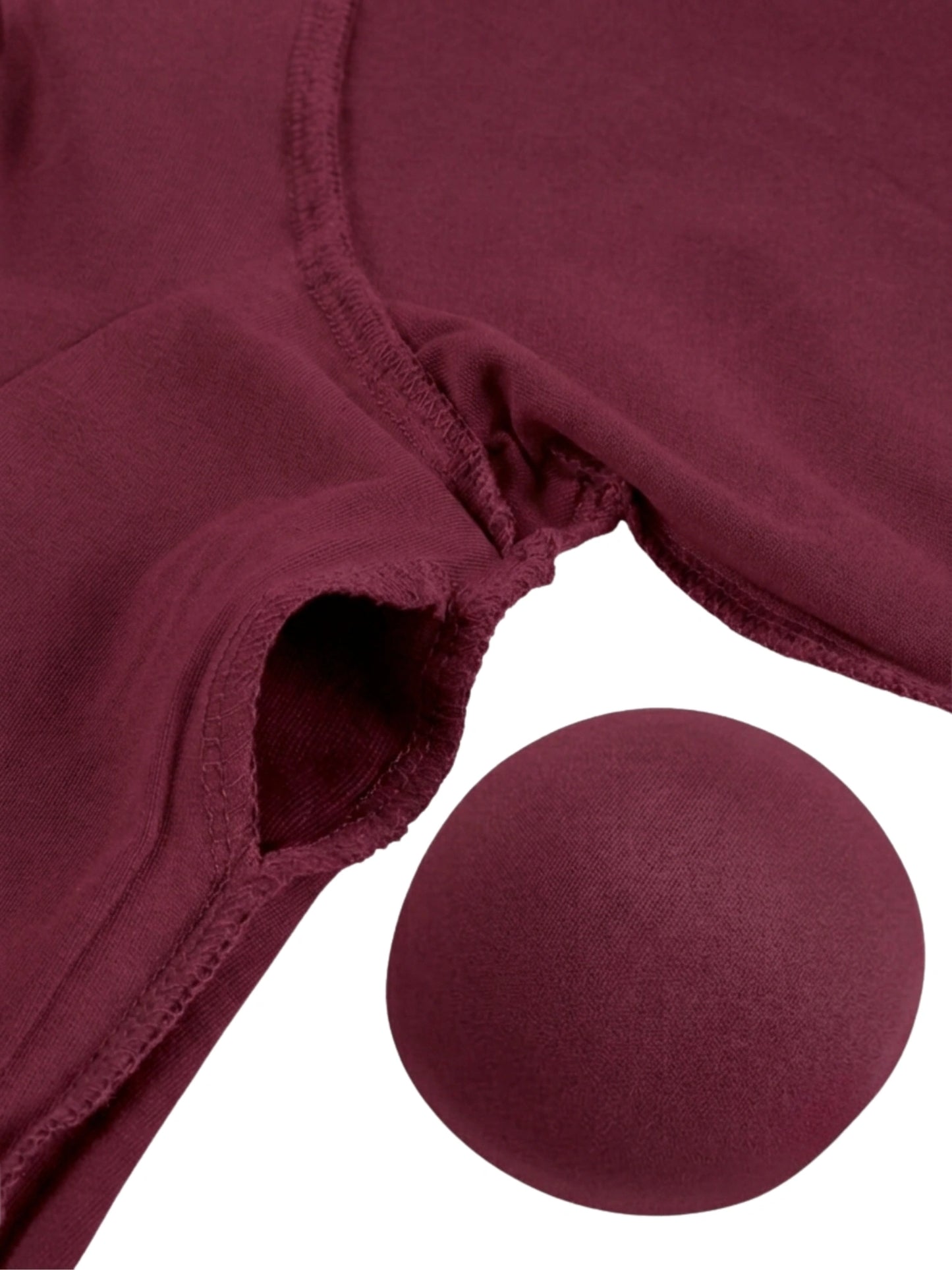 Women Front Open Plain Stretchable Half Sleeve Blouse U0261 Maroon