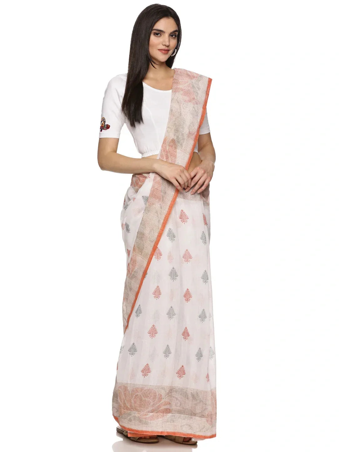 Women Back Printed Stretchable Blouse U0140A - notyetbyus