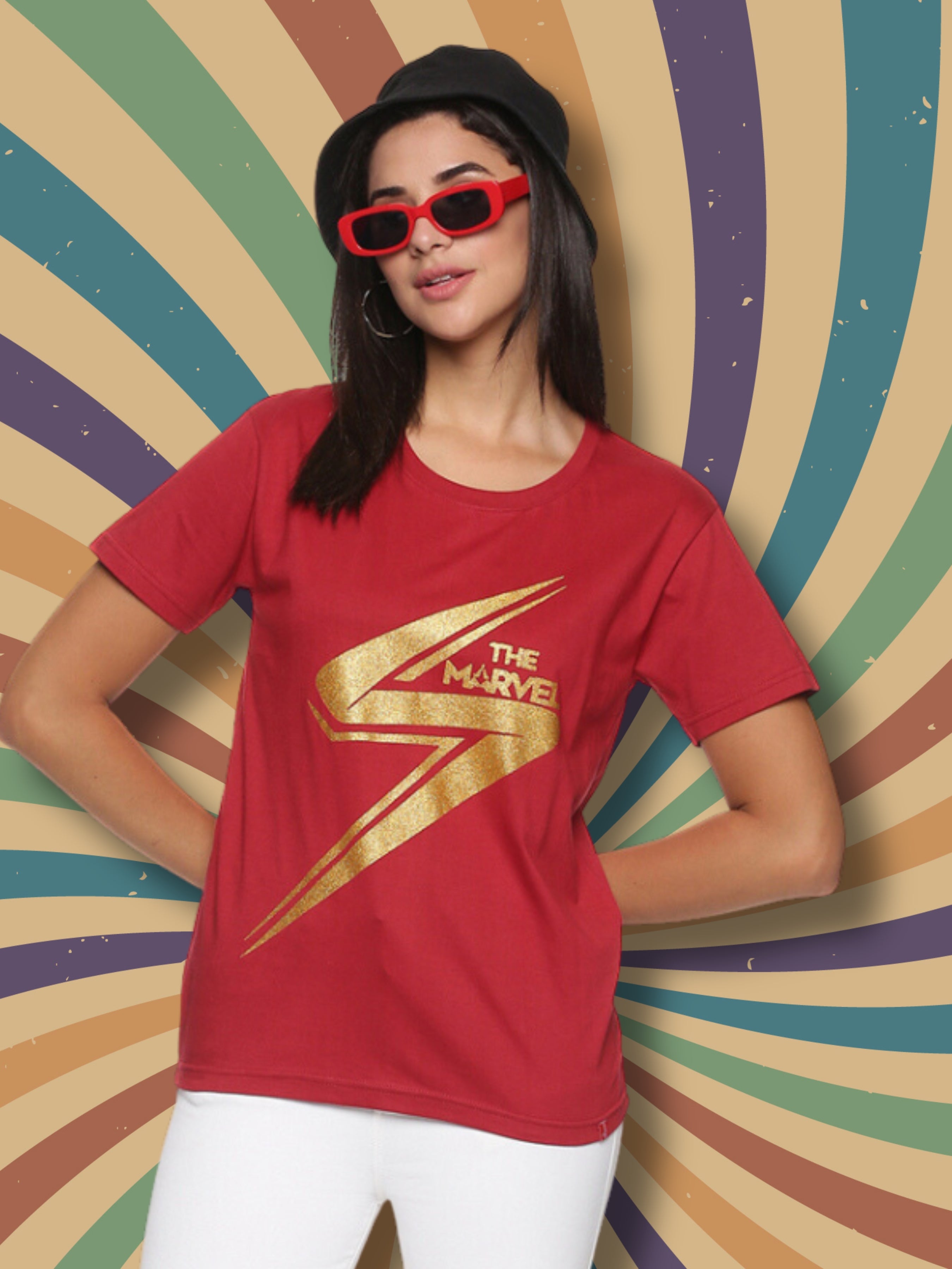 Womens Marvel Tshirt NY56 - notyetbyus