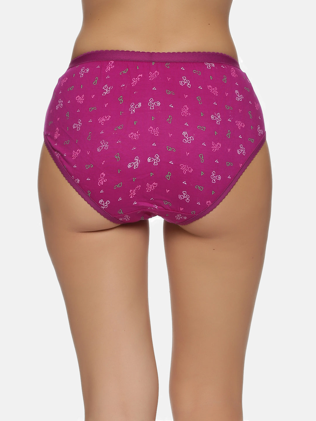 Women Panty OE AOP (Pack of 6 Pcs )  NYB525 - notyetbyus
