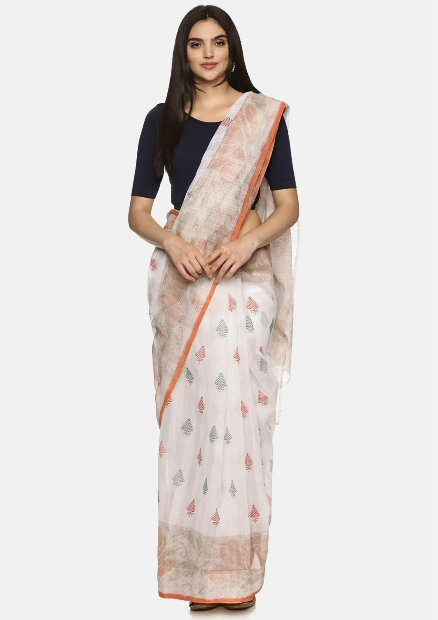 Women Back Printed Stretchable Blouse U0164 - notyetbyus