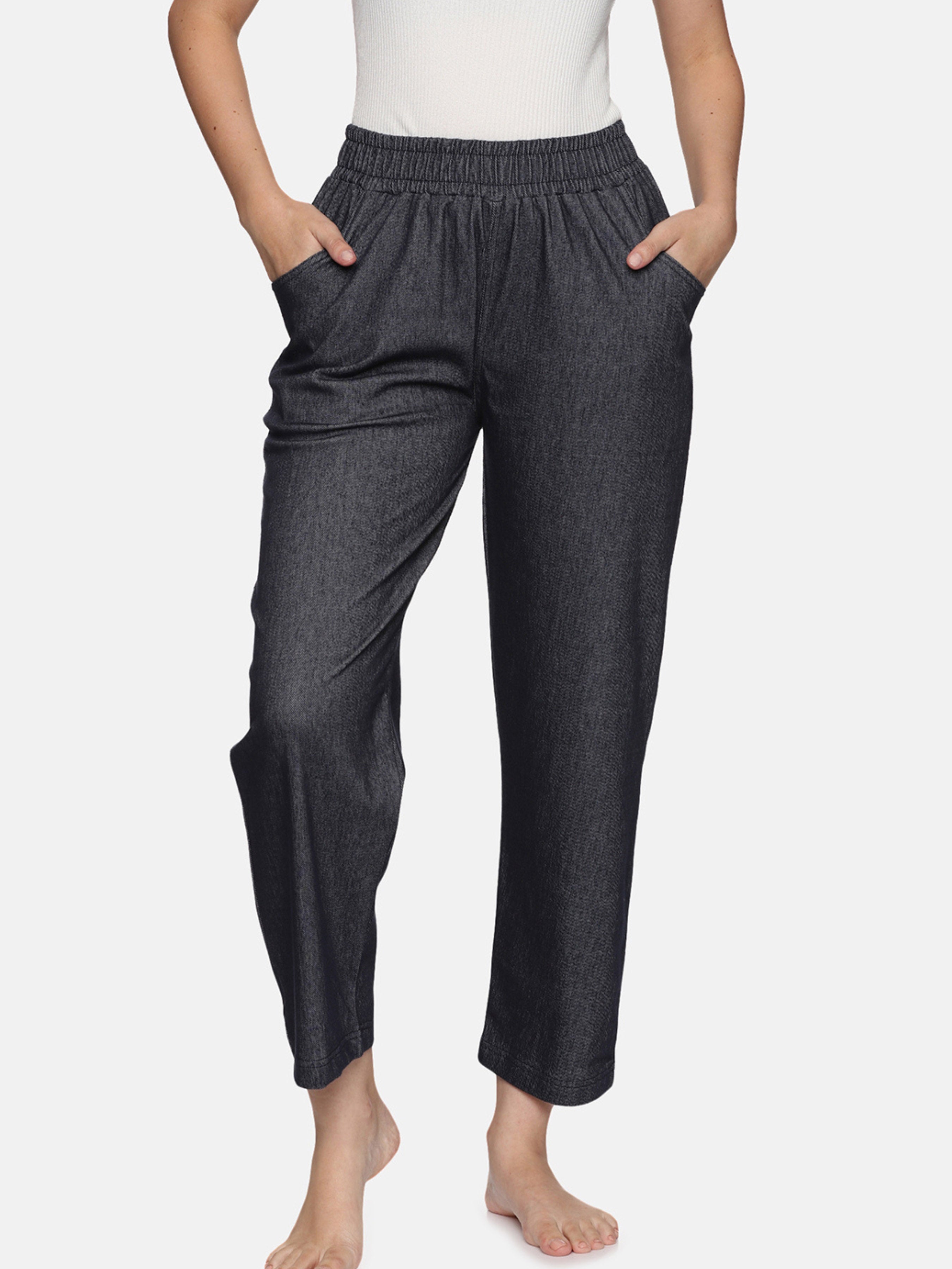 Women knit denim stretchable Pant NYS569 - notyetbyus