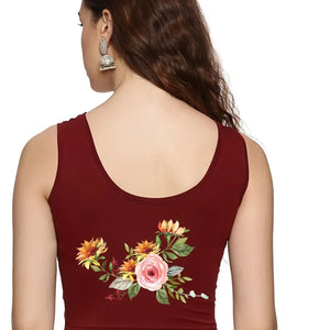 Sleeveless Round Neck