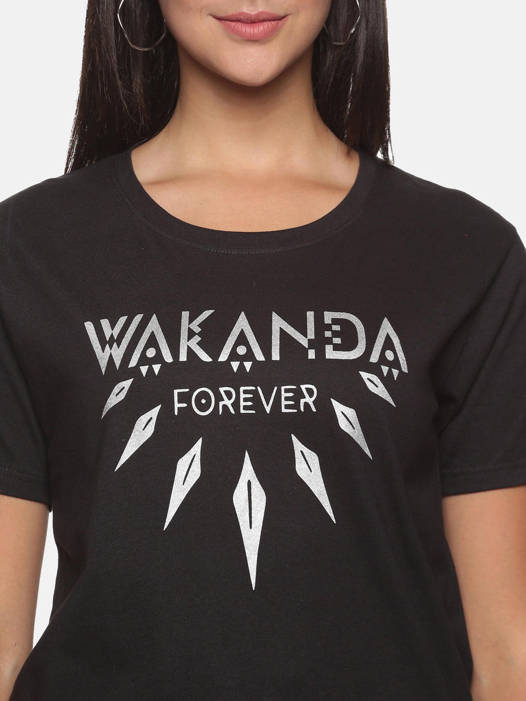 WAKANDA Womens Marvel  Panther Neclace Tshirt NY55 - notyetbyus