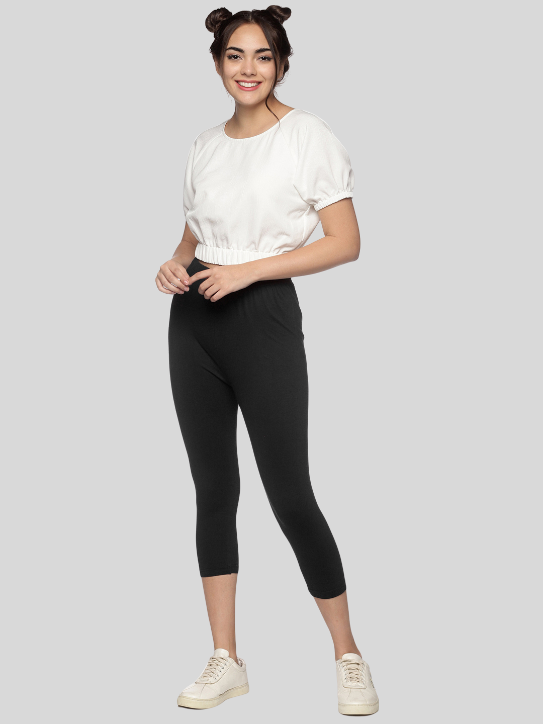 3 Women Stretchable Legging Capri – notyetbyus