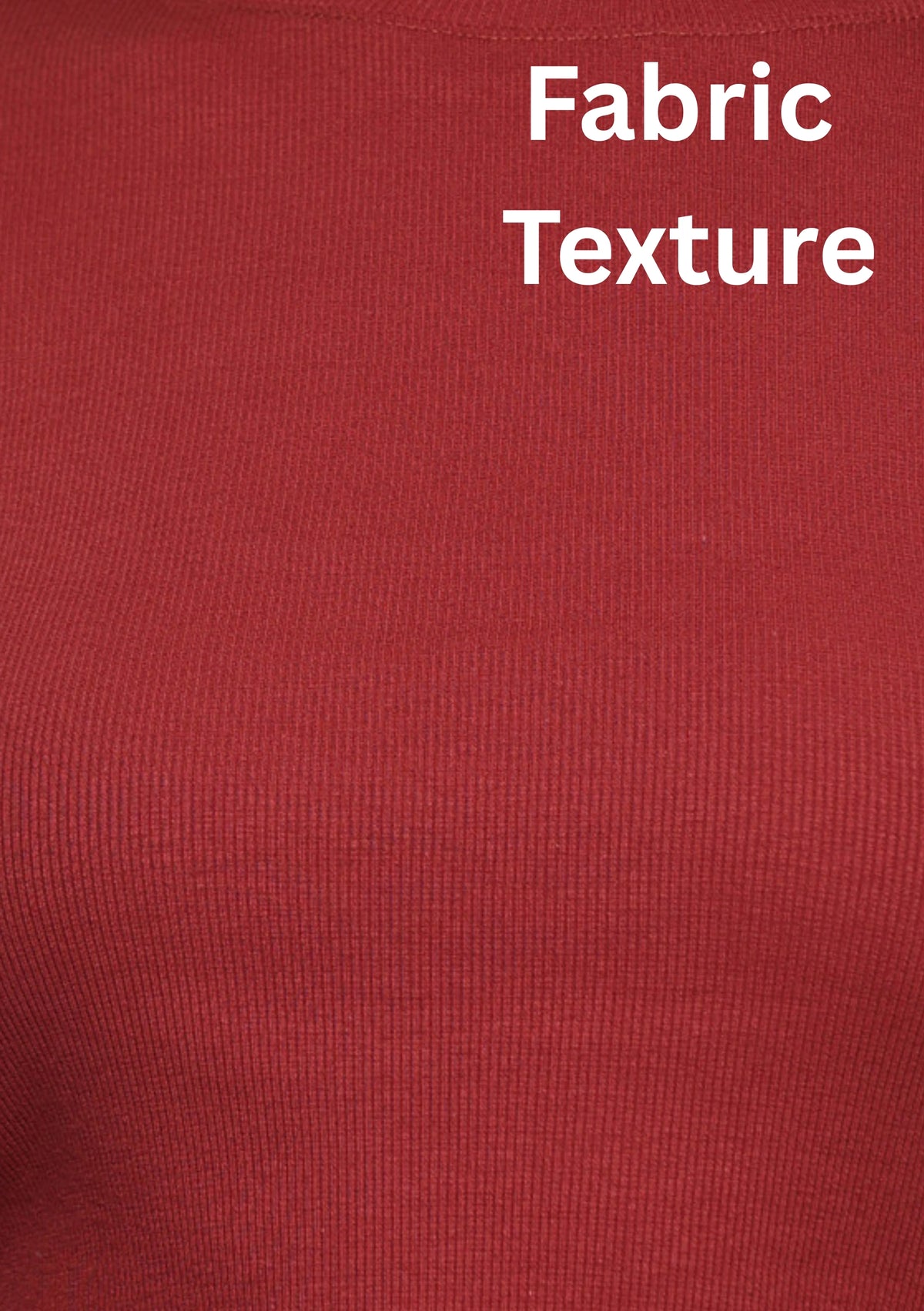 Women Back Printed Stretchable Elbow Sleeve RIB Blouse U0254 Terracotta Red